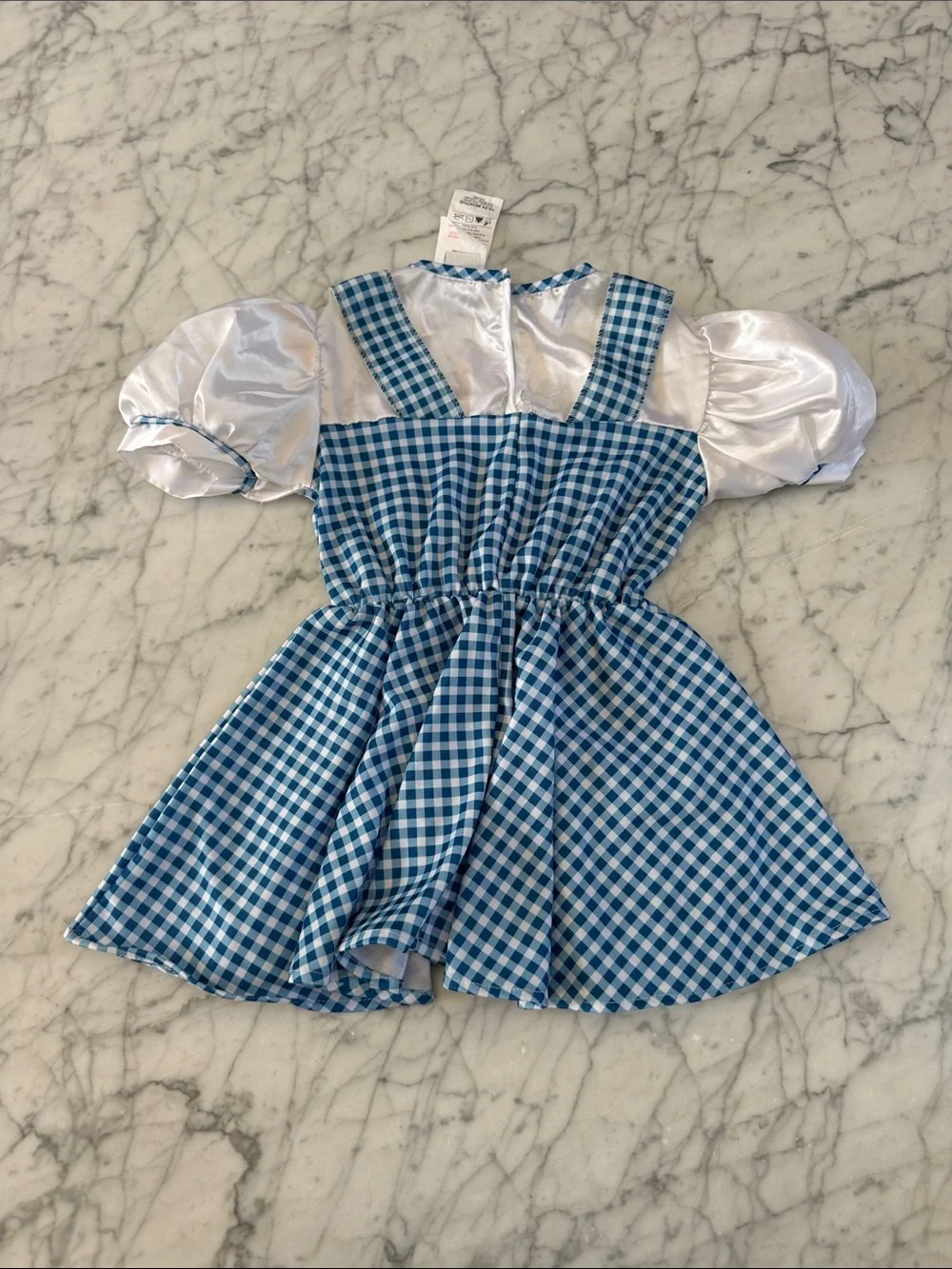 Blue Gingham Pinafore Dorothy Costume Dress Sz 12-24 Mo Wizard of Oz